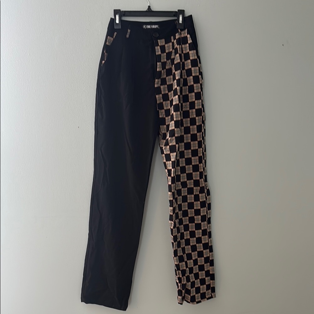 The kript plaid trousers